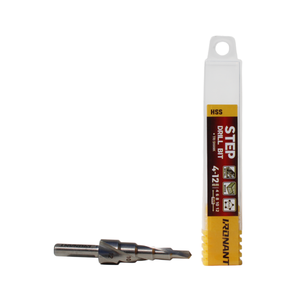 Stappenboor 4-12 mm met spiraalgroeve