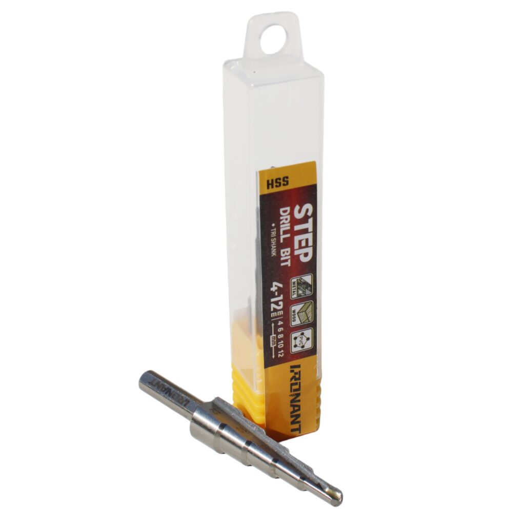 Trappenboor 4 - 12mm met rechte groeve