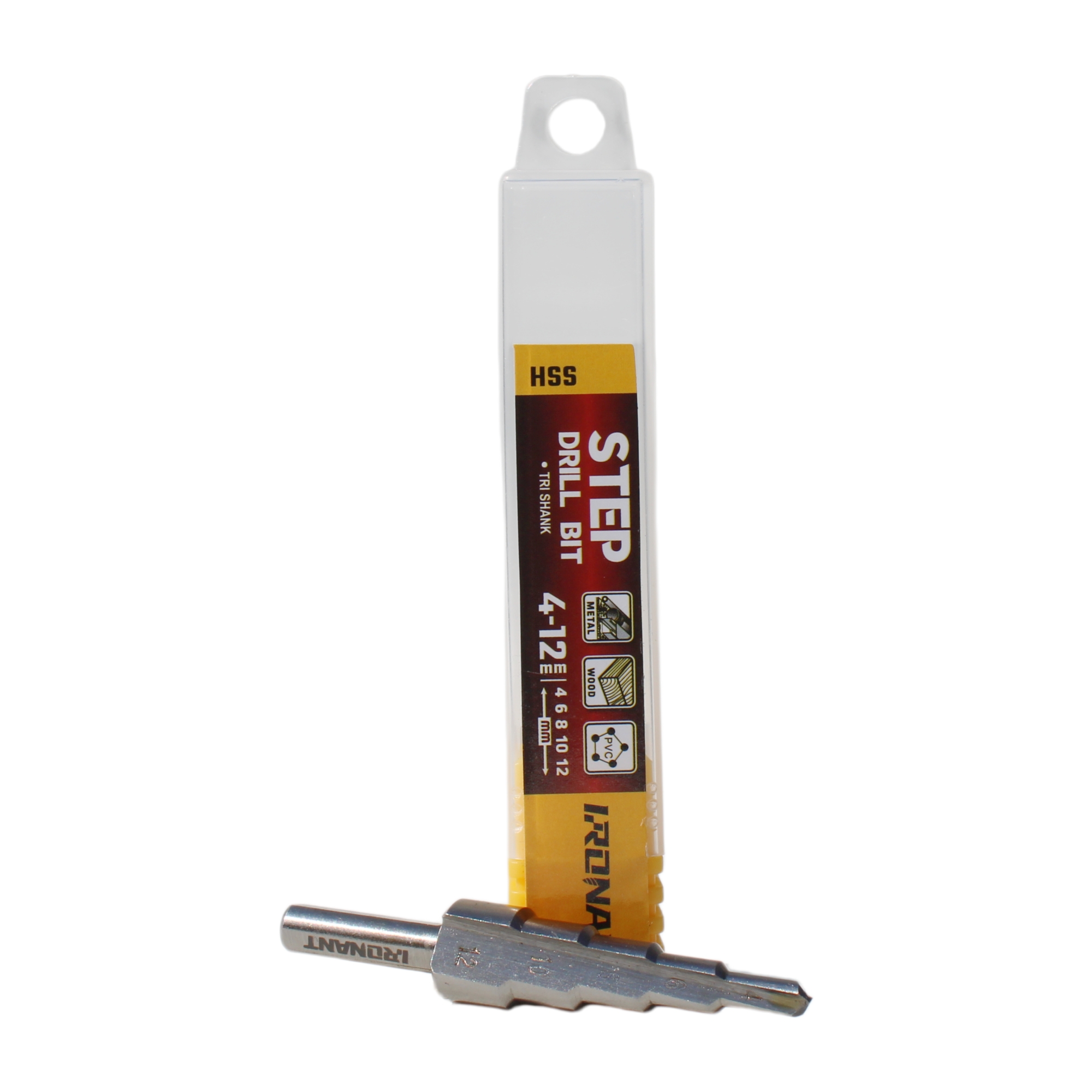 Trappenboor 4 - 12mm met rechte groeve - Afbeelding 5