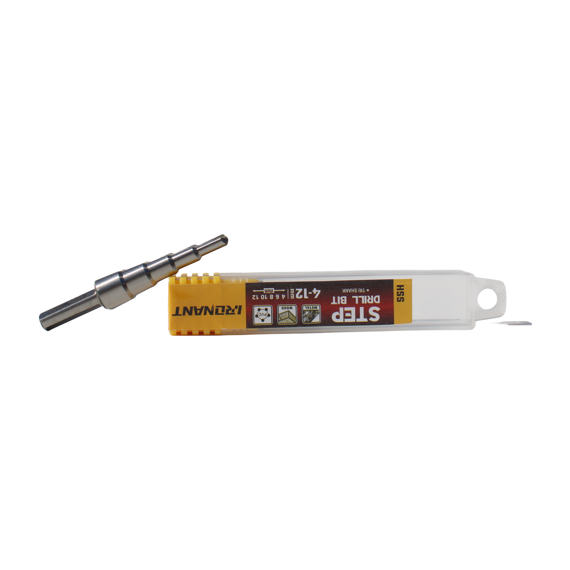 Trappenboor 4 - 12mm met rechte groeve - Afbeelding 6