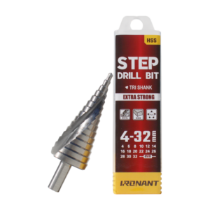 Stappenboor 4-32 mm met spiraalgroeve