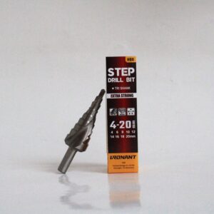Ironant trappenboor 4-20mm met spiraalgroeve met drievlak schacht